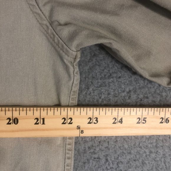 American Eagle Shirt Mens Large Brown Tan Button Up classiccore‎ Pocket Preppy - Picture 10 of 11